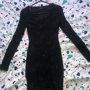 Black sparkly dress